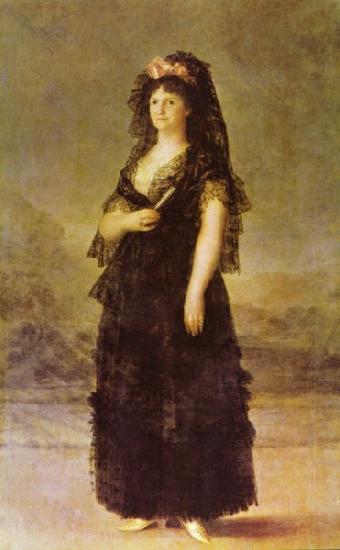 Agustin Esteve Portrait of Maria Luisa of Parma oil painting picture